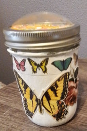 Butterfly mason jar